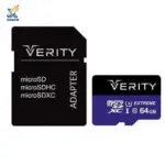 کارت حافظه میکرو اس‌دی وریتی 64 گیگابایت مدل 4K (کلاس 10 / U3) - تصویر 3