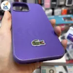 کاور Lacoste طرح چرمی گلدوزی مناسب برای آیفون 13 پرومکس - تصویر 5