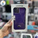 کاور Lacoste طرح چرمی گلدوزی مناسب برای آیفون 13 پرومکس - تصویر 3